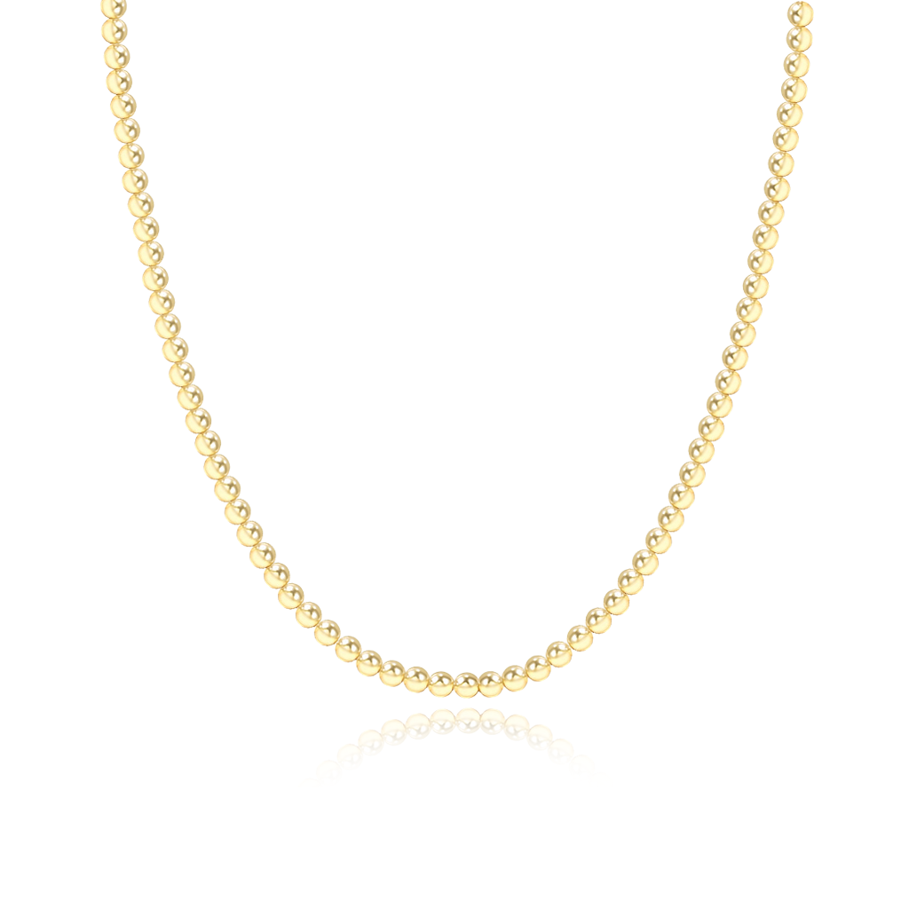 Bead Gold Necklace