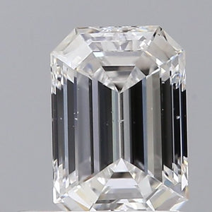 0.70 Carat D-VS2 Emerald Cut Diamond