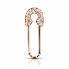 Pave Safety Pin Charm