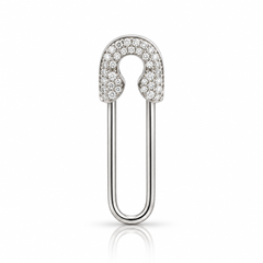 Pave Safety Pin Charm