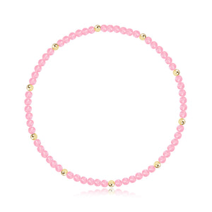 Gemstone and Gold Bead Bracelet