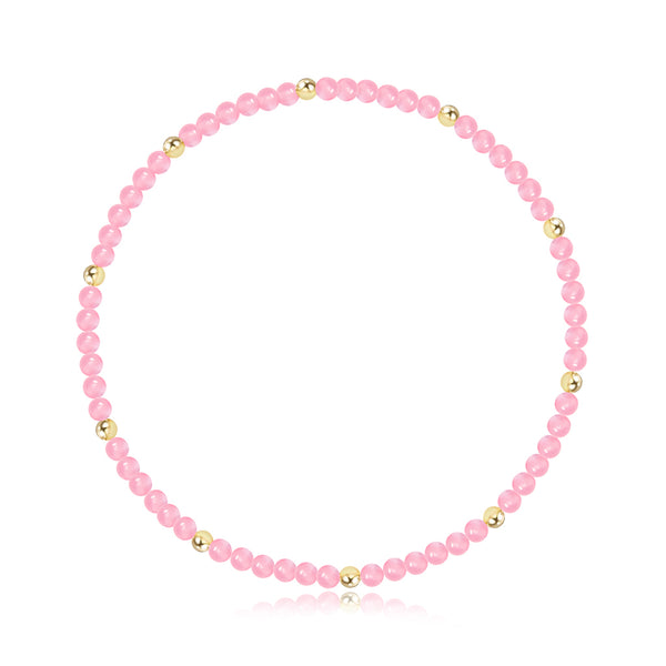 Gemstone and Gold Bead Bracelet