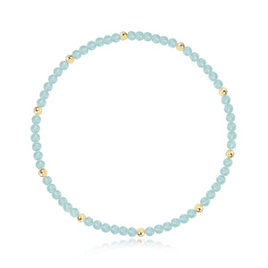 Gemstone and Gold Bead Bracelet
