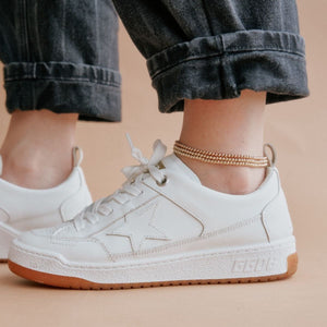 Gold Beaded Anklet