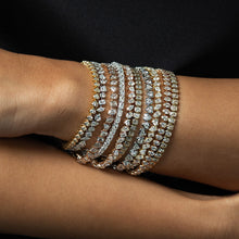 Load image into Gallery viewer, Oval Diamond Bezel Tennis Bracelet

