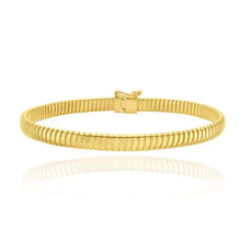 Load image into Gallery viewer, Thick Flexible Gold Rope Bracelet
