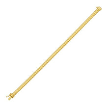 Load image into Gallery viewer, Thick Flexible Gold Rope Bracelet
