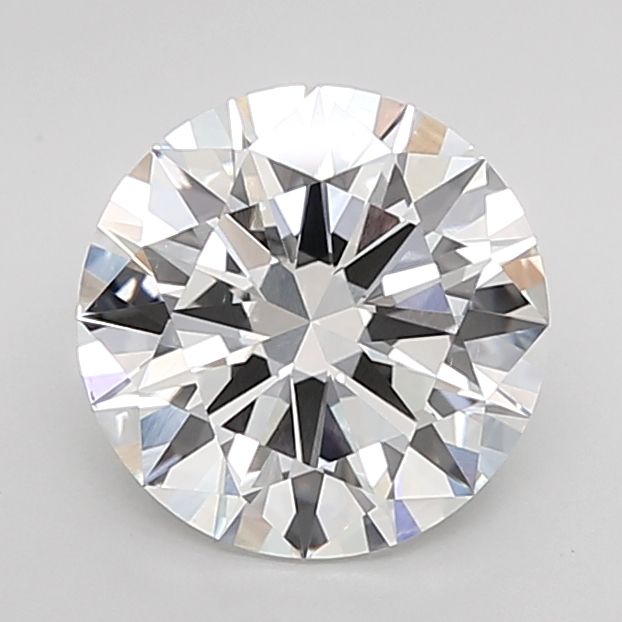 2.74 Carat F-VS1 Round Lab Diamond