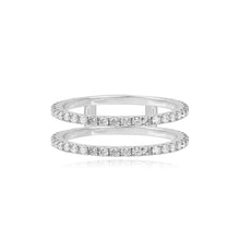 Load image into Gallery viewer, Double Pave Band Wedding Ring

