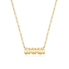 Cutout Name Chain Necklace