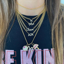 Load image into Gallery viewer, Pave Name Cuban Necklace
