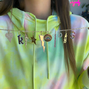 Gold Name Charm