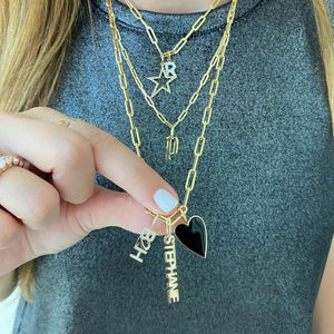 Gold Name Charm