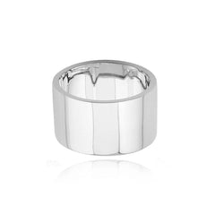 Thick Gold Cigar Band Ring