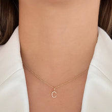 Load image into Gallery viewer, Small Initial Pave Charm
