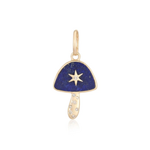 Load image into Gallery viewer, Stone Mushroom Center Star Charm
