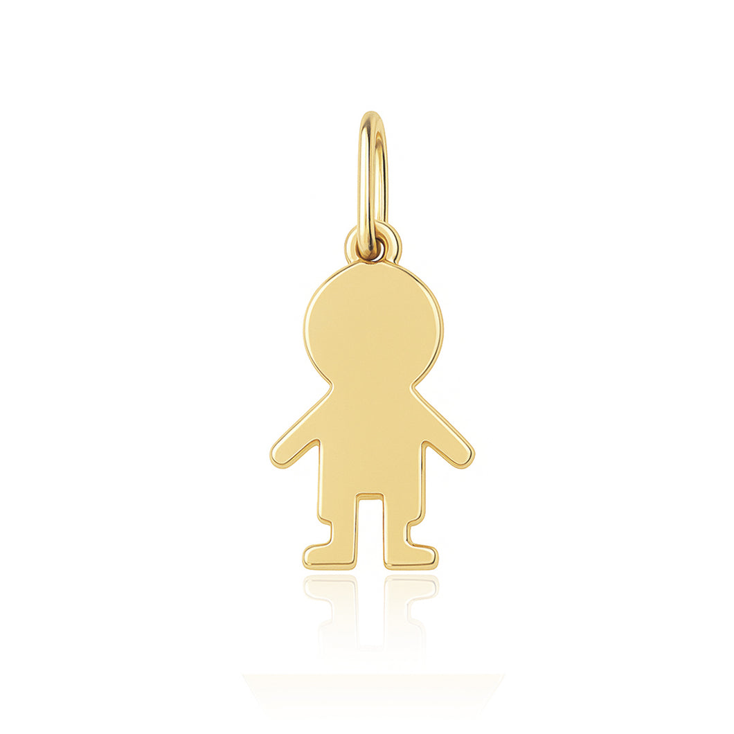 Mini Gold Boy Charm