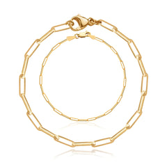 Medium Paperclip Bracelet + Small Paperclip Bracelet
