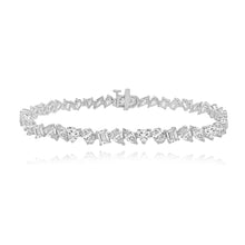 Load image into Gallery viewer, Multi Shape Diamond Tennis Bracelet
