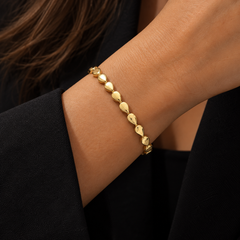 Golden Tennis Bracelet