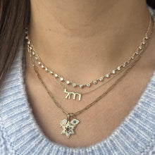 Load image into Gallery viewer, Hebrew Gold Name Necklace
