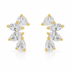 Pear and Marquise Lab Diamond Climber