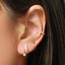 Load image into Gallery viewer, Zig Zag Pave Ear Cuff
