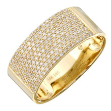 Load image into Gallery viewer, Half Pave Cigar Ring
