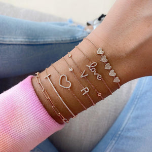 Script Love Bracelet