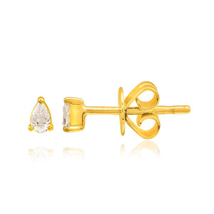 Petite Pear Stud