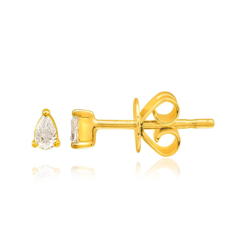 Petite Pear Stud
