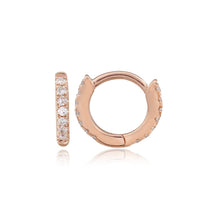 Load image into Gallery viewer, Cartilage Tiny Pave All Around Huggie
