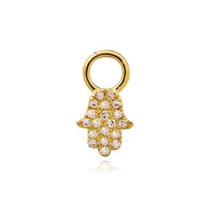 Hamsa Huggie Charm