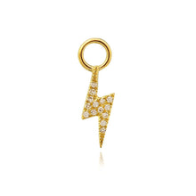 Load image into Gallery viewer, Lightning Bolt Huggie Charm
