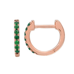Small Gemstone Huggie