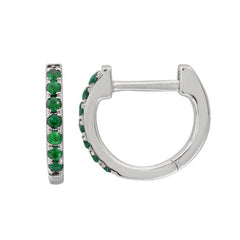 Small Gemstone Huggie