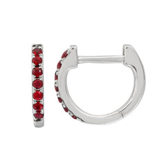 Small Gemstone Huggie