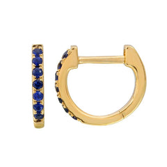 Small Gemstone Huggie