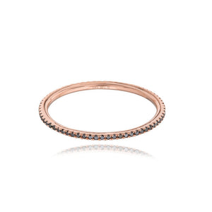 Black Diamonds Eternity Band