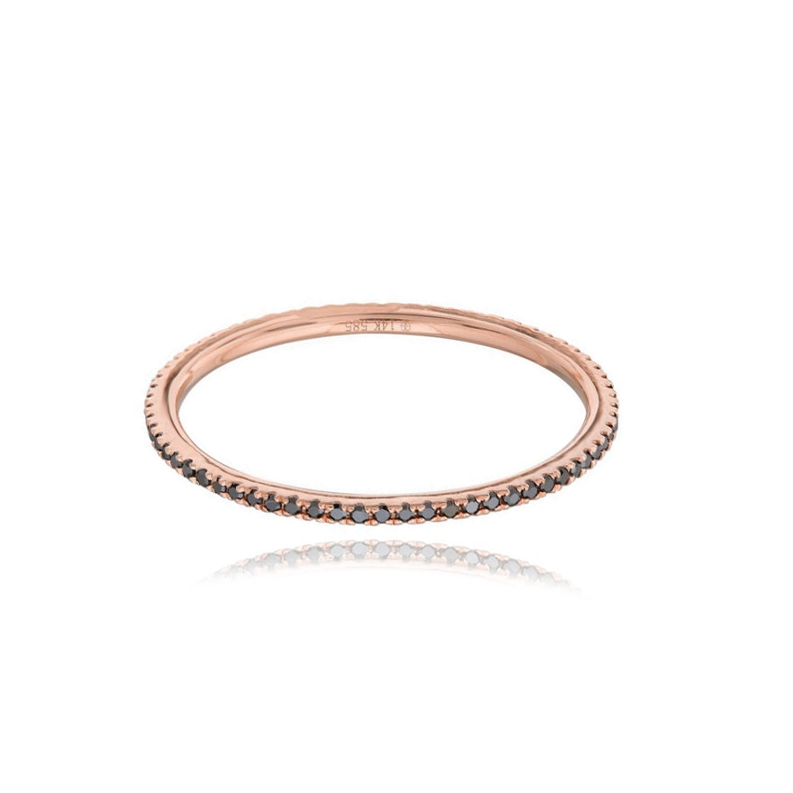 Black Diamonds Eternity Band