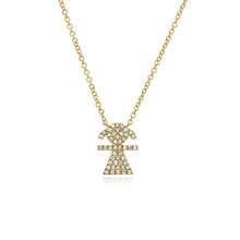 Load image into Gallery viewer, Girl Pave Necklace

