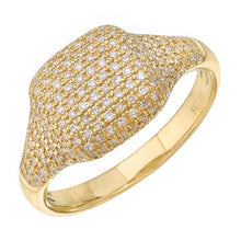 Load image into Gallery viewer, Pave Signet Ring
