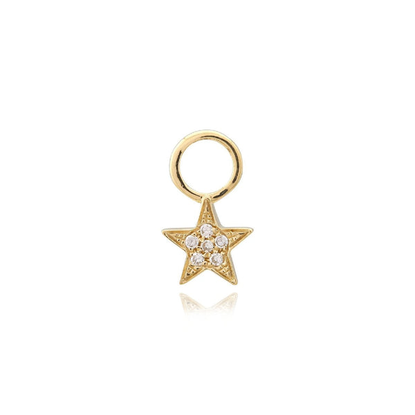 Small Star Huggie Charm