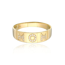 Load image into Gallery viewer, Diamond Personalized Cigar Band Ring
