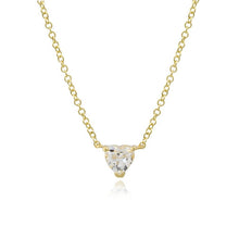 Load image into Gallery viewer, Small Gemstone Heart Necklace
