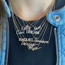 Load image into Gallery viewer, Diamond Name Necklace
