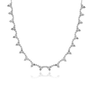 Trio Diamond Chain Necklace