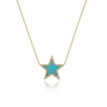 Load image into Gallery viewer, Stone Pave Star Necklace
