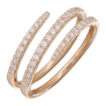 Load image into Gallery viewer, Swirl Diamond Pave Ring
