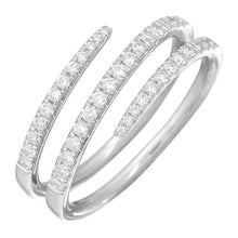 Load image into Gallery viewer, Swirl Diamond Pave Ring
